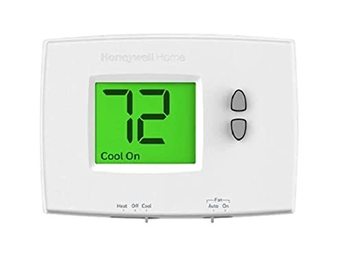 Honeywell Home TH1110E1000 Non-Programmable White Thermostat for Honeywell E1 PRO Basic Homeowners