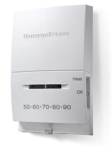 Honeywell Home CT53K Standard Millivolt Heat Only Manual Thermostat for Homeowners in Cold Climates with Easy Installati